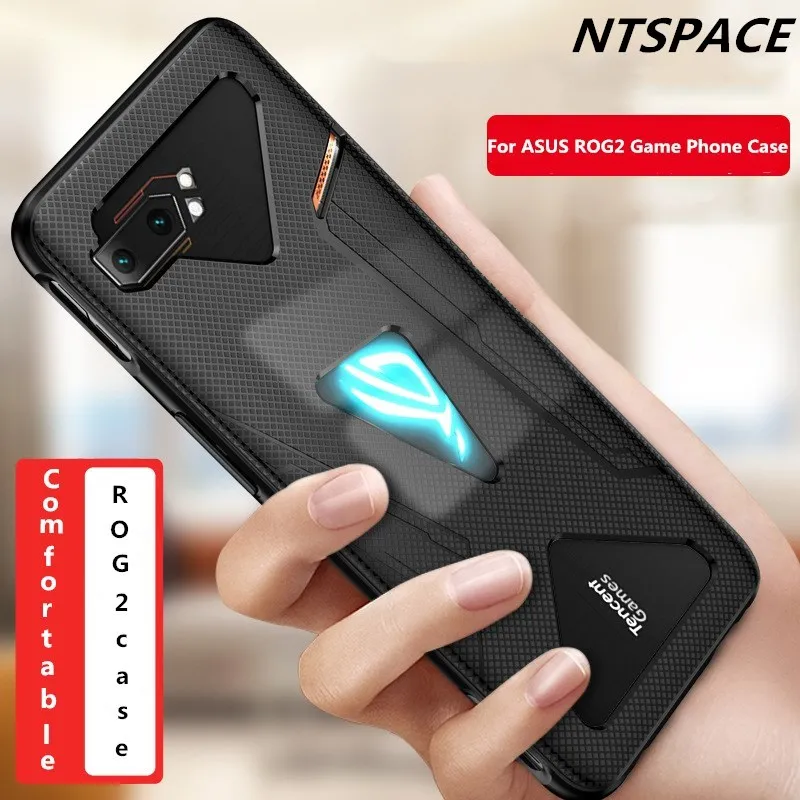 Модный чехол NTSPACE для телефона ASUS ROG 2 game защитный из ТПУ гибридный противоударный