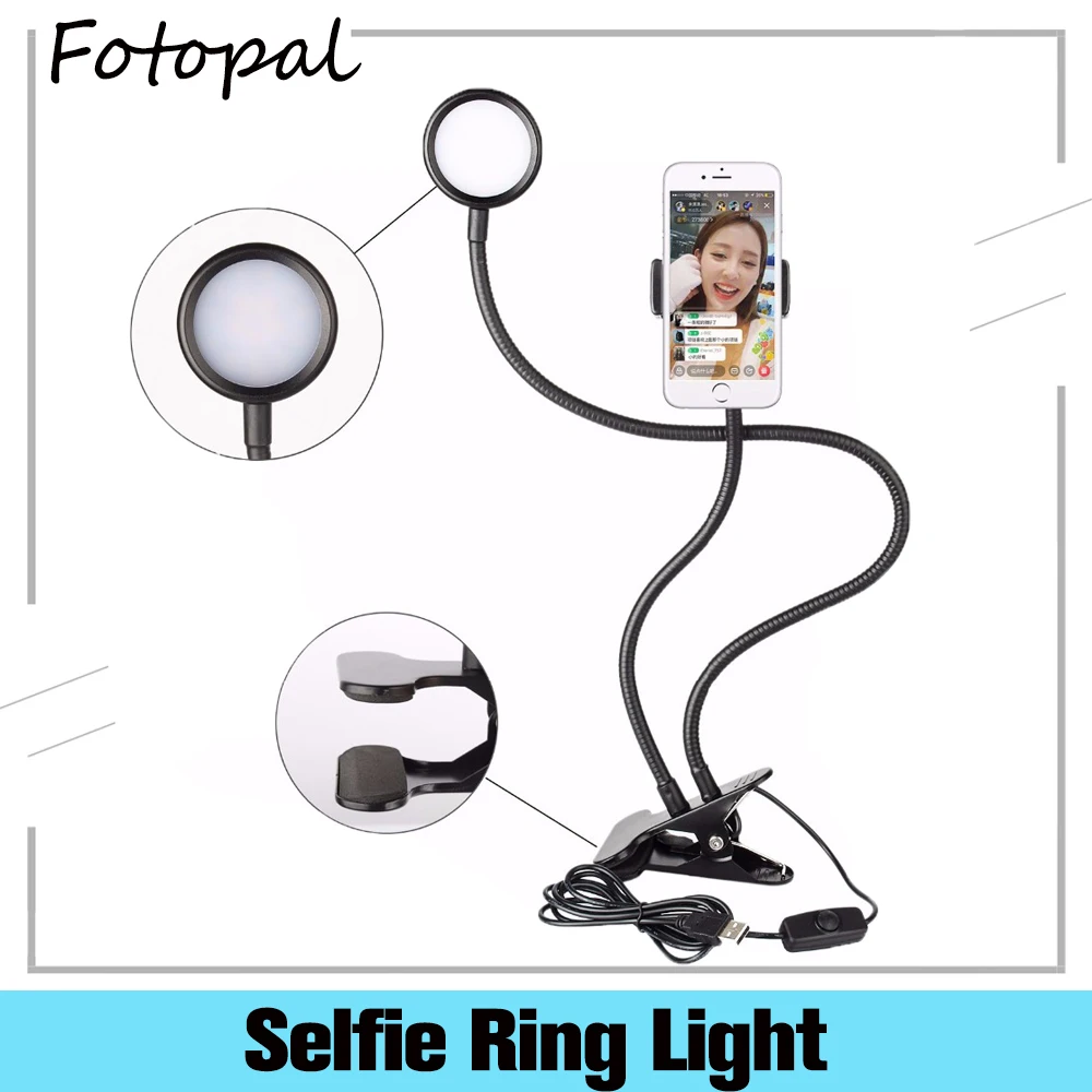 Led Selfie Ring Light for Live Stream Video Chat with Flexible Phone Holder Tripod for Iphone Smartphone Youtube Photo Mini Lamp
Led Selfie Ring Light for Live Stream Video Chat with Flexible Phone Holder Tripod for Iphone Smartphone Youtube Photo Mini Lamp