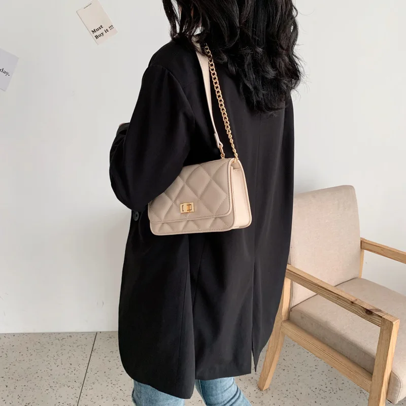Bag WOMEN'S Bag 2019 New Style Versatile Fashion Western Style Casual Graceful Rhombus Bag with Chain Shoulder Bag
Bag WOMEN'S Bag 2019 New Style Versatile Fashion Western Style Casual Graceful Rhombus Bag with Chain Shoulder Bag