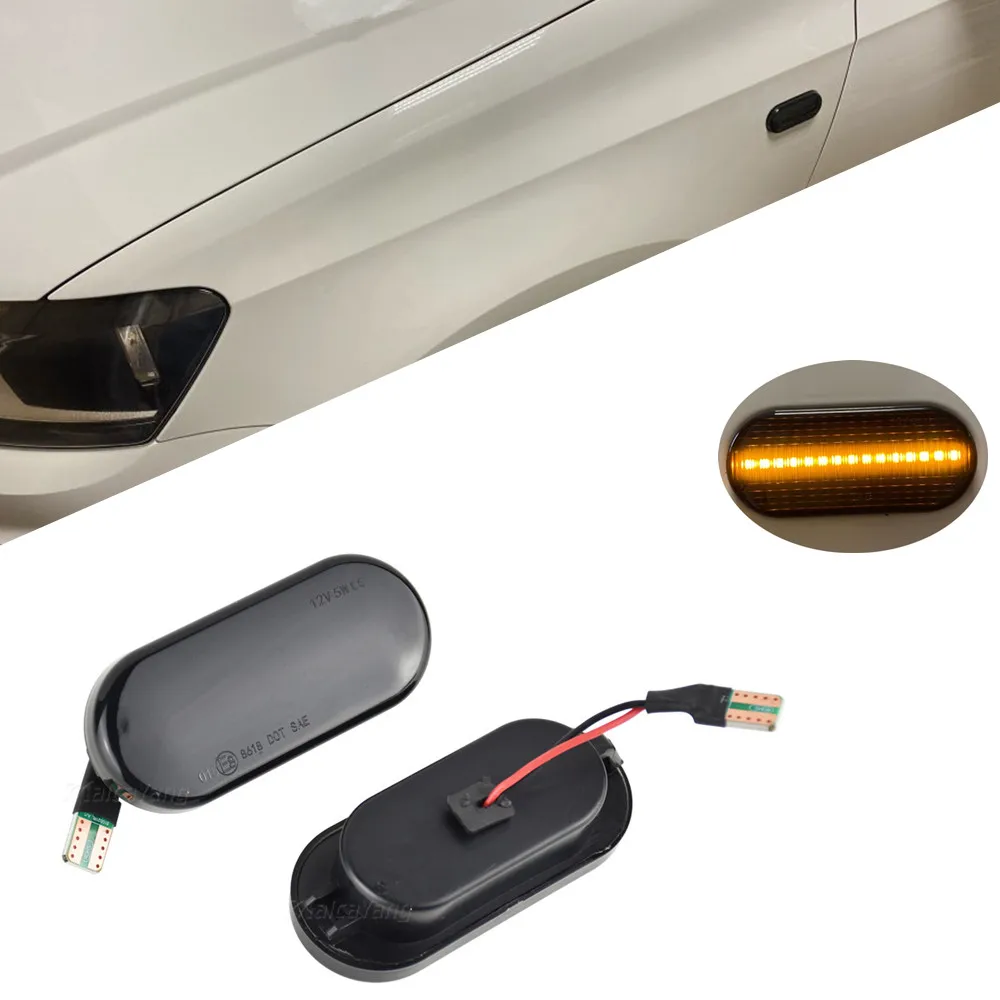 Dynamic Side Marker Led Turn Signal Light Sequential Blinker For VW Golf 3 4 Passat 3BG Polo Bora Vento Skoda Octavia Ford C-Max
Dynamic Side Marker Led Turn Signal Light Sequential Blinker For VW Golf 3 4 Passat 3BG Polo Bora Vento Skoda Octavia Ford C-Max