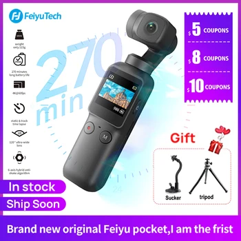 Instock feiyu pocket 6 Axis Gimbal Camera Handheld camera Stabilization Hybrid Image HD 4K APP WIFI control
Instock feiyu pocket 6 Axis Gimbal Camera Handheld camera Stabilization Hybrid Image HD 4K APP WIFI control