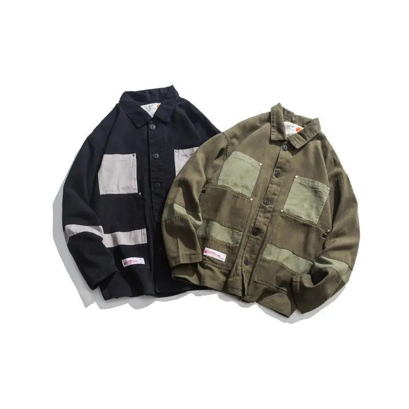 Ancient Also Men'S Wear Shu 2019 New Style Autumn And Winter Coat Men's Mixed Colors Pocket Loose-Fit Workwear Men Jacket Casual
Ancient Also Men'S Wear Shu 2019 New Style Autumn And Winter Coat Men's Mixed Colors Pocket Loose-Fit Workwear Men Jacket Casual