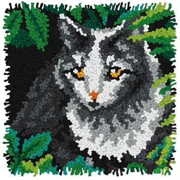 Latch Hook Cushion Yarn for Embroidery Cushion Cover Cat Bees Pillow Case Sofa Cushion Decorative Pillow
Latch Hook Cushion Yarn for Embroidery Cushion Cover Cat Bees Pillow Case Sofa Cushion Decorative Pillow