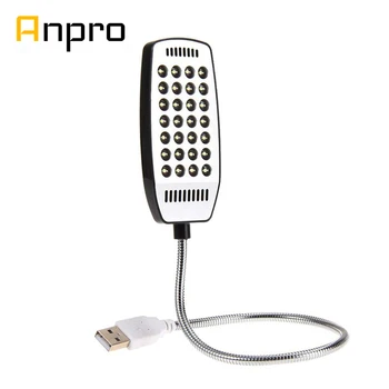 Anpro 4 Colors USB LED Book light 28 LED Reading Desk Lamp laptop Lamp Ultra Bright Flexible Laptop Notebook Computer Desk Lamp 
Anpro 4 Colors USB LED Book light 28 LED Reading Desk Lamp laptop Lamp Ultra Bright Flexible Laptop Notebook Computer Desk Lamp