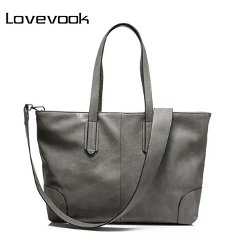 

LOVEVOOK women handbags large capacity shoulder crossbody bag female messenger bags ladies PU tote bags retro purses and handbag