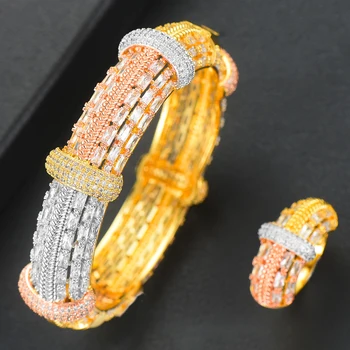 GODKI New luxury Statement African Gold Bangle Ring Sets For Women Wedding Cubic Zircon Crystal CZ Dubai Bridal Jewelry Sets 
GODKI New luxury Statement African Gold Bangle Ring Sets For Women Wedding Cubic Zircon Crystal CZ Dubai Bridal Jewelry Sets
