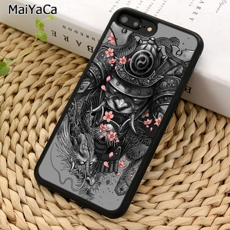 Японский чехол MaiYaCa Oni Hannya Demon Mask для телефона iPhone 5 6 S 7 8 plus 11 12 Pro X XR XS Max Samsung Galaxy S6 S7 S8
