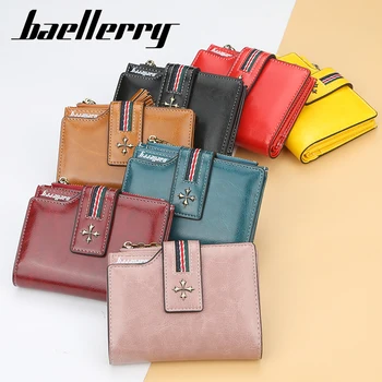 Baellerry Women Small Leather Wallet Luxury Femal Hasp Short Card Wallets Money Coin Purses Carteira Clutch Bag Card Holders
Baellerry Women Small Leather Wallet Luxury Femal Hasp Short Card Wallets Money Coin Purses Carteira Clutch Bag Card Holders