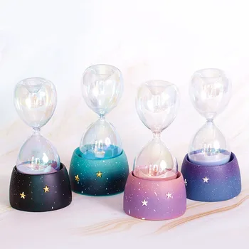 Colorful Bubble Glass Anti-fall Starry Sky Hourglass Home Decor Birthday Valentine's Day Gift Resin Lucky Star Sand Timer LA826
Colorful Bubble Glass Anti-fall Starry Sky Hourglass Home Decor Birthday Valentine's Day Gift Resin Lucky Star Sand Timer LA826