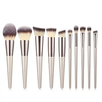 10pcs Makeup Brush Sets Beauty Tools Champagne Gold Small Grape Makeup Brush Eye Shadow Brush
10pcs Makeup Brush Sets Beauty Tools Champagne Gold Small Grape Makeup Brush Eye Shadow Brush