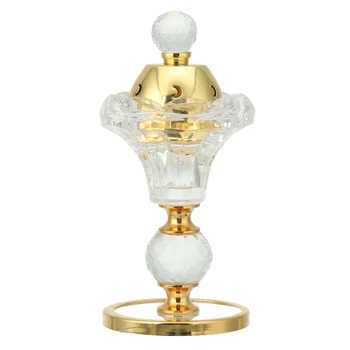 Arabian Style Crystal Incense Burner Eid Plating Metal Incense Burner Traditional Mabkhara Fort Home Decorative Ornaments
Arabian Style Crystal Incense Burner Eid Plating Metal Incense Burner Traditional Mabkhara Fort Home Decorative Ornaments