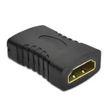HDMI-compatible Female To Female Connector Extender Metal Cable Cord Extension Adapter Converter Black
HDMI-compatible Female To Female Connector Extender Metal Cable Cord Extension Adapter Converter Black