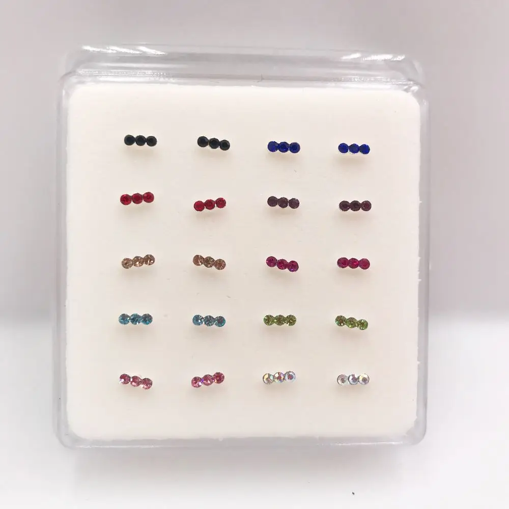 2020 new design 925 sterling silver nose studs 20pcs/set 3 crystal body jewelry cute gift
2020 new design 925 sterling silver nose studs 20pcs/set 3 crystal body jewelry cute gift