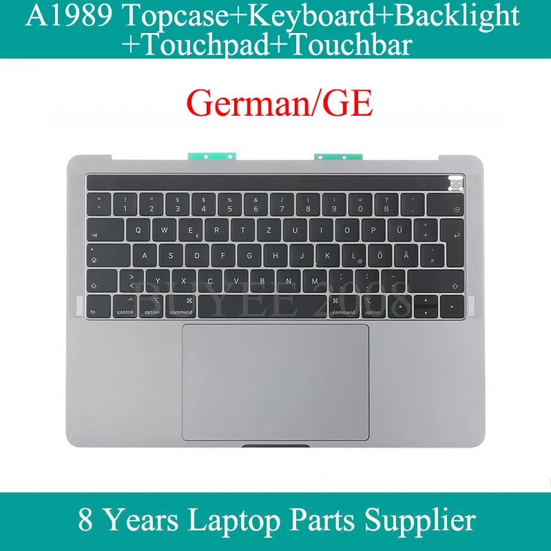 Оригинальная клавиатура для Macbook Pro Retina 13,3 дюймов GE макет A1706, немецкая клавиатура с подсветкой, сенсорная панель, трекпад, сенсорная панель, пространство, серый, серебристый
Оригинальная клавиатура для Macbook Pro Retina 13,3 дюймов GE макет A1706, немецкая клавиатура с подсветкой, сенсорная панель, трекпад, сенсорная панель, пространство, серый, серебристый