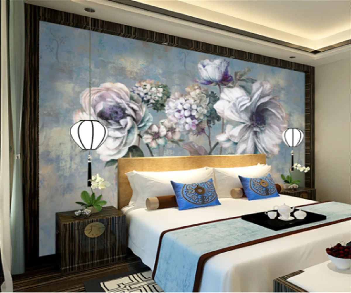 Nordic oil painting flower decoration mural bedroom living room sofa background wall custom photo wallpaper
Nordic oil painting flower decoration mural bedroom living room sofa background wall custom photo wallpaper