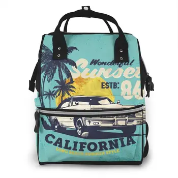 Fashion Mummy Maternity Nappy Bag Vintage Sunset Beach Car Large Capacity Baby Bag Travel Nursing Bag for Baby Care
Fashion Mummy Maternity Nappy Bag Vintage Sunset Beach Car Large Capacity Baby Bag Travel Nursing Bag for Baby Care