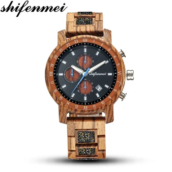 Shifenmei Watches Mens 2019 in Quartz Watch Fashion Wooden Wristwatch Full Wood Watches Men Luxury Brand Casual Clock 5573
Shifenmei Watches Mens 2019 in Quartz Watch Fashion Wooden Wristwatch Full Wood Watches Men Luxury Brand Casual Clock 5573