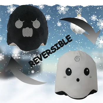 Cute Flip Over Luminous Ghost Doll Double Face Expression Reversible Plush Toy Reversible Ghost Halloween Gift
Cute Flip Over Luminous Ghost Doll Double Face Expression Reversible Plush Toy Reversible Ghost Halloween Gift