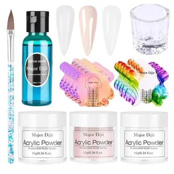 Nail Art Crystal Powder Tool Set Nail Liquid System Clear Dip Acrylic Powder Kit Transparent Crystal Nail Carving Flower Powder
Nail Art Crystal Powder Tool Set Nail Liquid System Clear Dip Acrylic Powder Kit Transparent Crystal Nail Carving Flower Powder