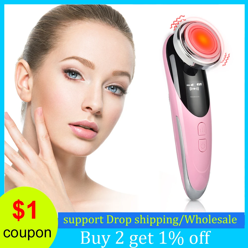 Multi-Functional Ion Sonic Microcurrent Vibrating Facial LED Light Photon Therapy Massage Lifting Face Skin Care Beauty Device
Multi-Functional Ion Sonic Microcurrent Vibrating Facial LED Light Photon Therapy Massage Lifting Face Skin Care Beauty Device
