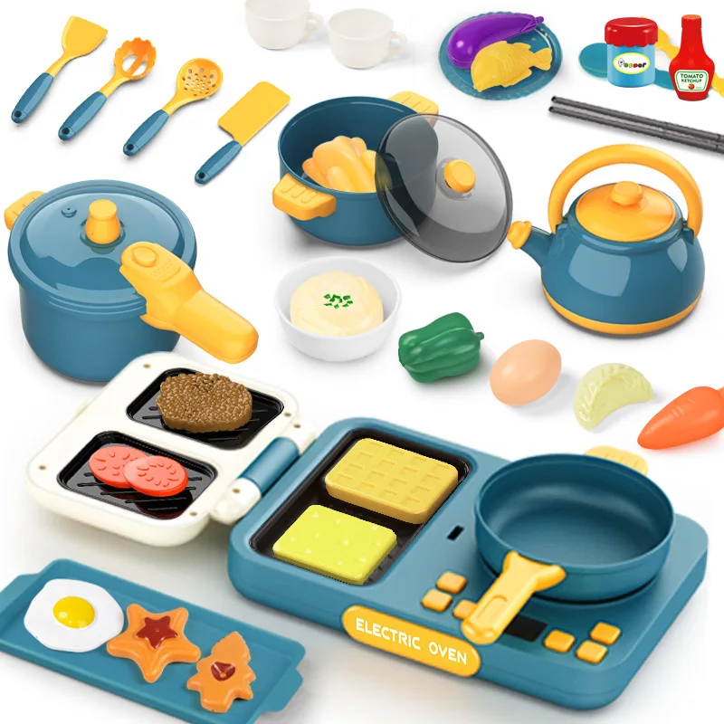 Children'S Play House Kitchen Toy Simulation Sound And Light Induction Cooker Mini Food Cooking Set Toys Gifts For Kids
Children'S Play House Kitchen Toy Simulation Sound And Light Induction Cooker Mini Food Cooking Set Toys Gifts For Kids