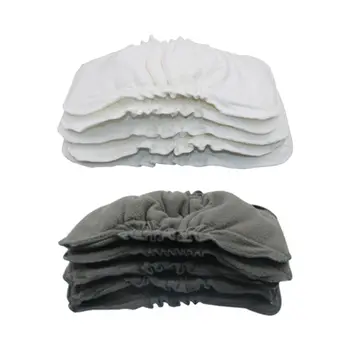 5 Pcs Reusable Liners for Baby Cloth Diapers 3 Layer Inserts Infant Changing Nappy Mat
5 Pcs Reusable Liners for Baby Cloth Diapers 3 Layer Inserts Infant Changing Nappy Mat