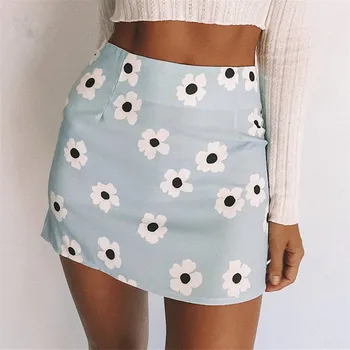 Harajuku Blue Cute Floral Print Skirts Womens Streetwear Slim Women A-line Skirt High Waist Short Mini Skirt
Harajuku Blue Cute Floral Print Skirts Womens Streetwear Slim Women A-line Skirt High Waist Short Mini Skirt