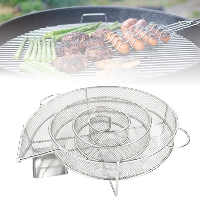BBQ Grill Barbecue Stainless Steel Round Smoke Box Barbecue Cold Smoke Generator Smoke Net Plate Barbecue Grill Barbecue Tool
BBQ Grill Barbecue Stainless Steel Round Smoke Box Barbecue Cold Smoke Generator Smoke Net Plate Barbecue Grill Barbecue Tool