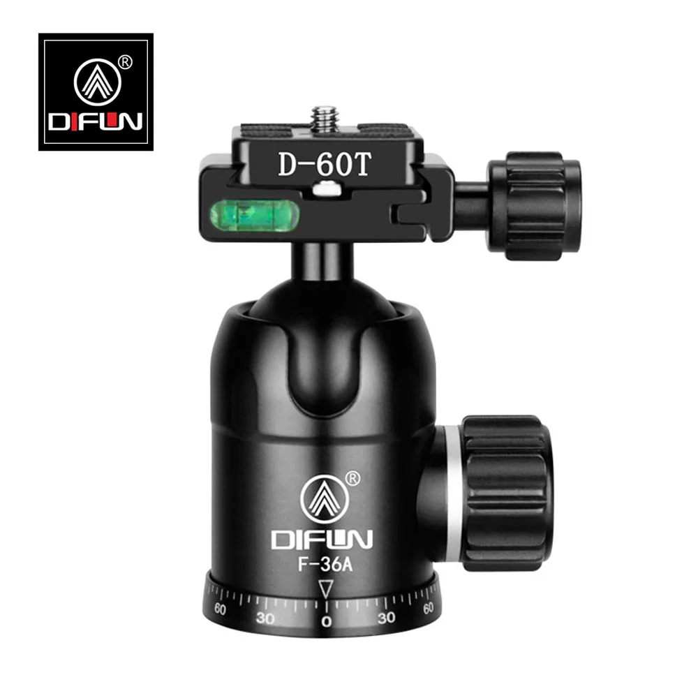 DIFUN F-36A 1/4" Screw 36mm Big Ball-Head for Monopod Panoramic Damping Bird Watching Tripod Head Photography
DIFUN F-36A 1/4" Screw 36mm Big Ball-Head for Monopod Panoramic Damping Bird Watching Tripod Head Photography