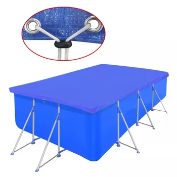 VidaXL Pool Cover PE Rectangular 90 G/Sqm 540 X 270 Cm 90592 Dark Blue Polyethylene 100% Pool Cover With Small Drain Holes
VidaXL Pool Cover PE Rectangular 90 G/Sqm 540 X 270 Cm 90592 Dark Blue Polyethylene 100% Pool Cover With Small Drain Holes