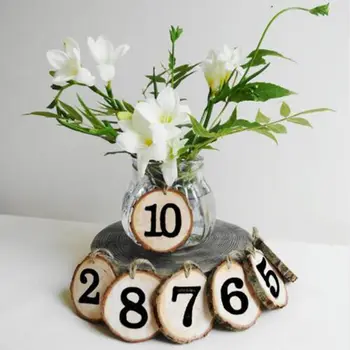 New 1-10 Numbers Wooden Hanging Table Cards Place Holder Table Number Figure Card Digital Seat Decoration Wedding Party Supplies
New 1-10 Numbers Wooden Hanging Table Cards Place Holder Table Number Figure Card Digital Seat Decoration Wedding Party Supplies