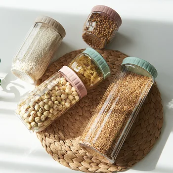 Kitchen transparent sealed jar plastic household grains storage box storage jar food storage jar milk powder bottle 
Kitchen transparent sealed jar plastic household grains storage box storage jar food storage jar milk powder bottle
