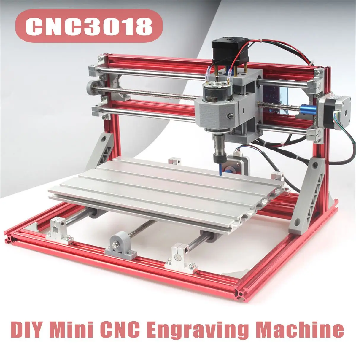 Red CNC3018 Diy Mini PCB PVC Milling Machine CNC Engraving Machine Laser Engraving GRBL Wood Router DIY Hobby Cutting Tools
Red CNC3018 Diy Mini PCB PVC Milling Machine CNC Engraving Machine Laser Engraving GRBL Wood Router DIY Hobby Cutting Tools