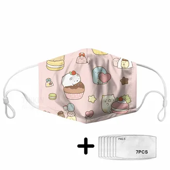 Cute Pink Kids Women Mouth Cover Masks Cartoon Sumikko Gurashi 7pcs Anti Haze PM2.5 Filter Print Mask Reusable Mascarilla Masque
Cute Pink Kids Women Mouth Cover Masks Cartoon Sumikko Gurashi 7pcs Anti Haze PM2.5 Filter Print Mask Reusable Mascarilla Masque