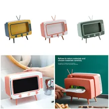 3 Colors Multifunctional Tissue Box And Phone Holder TV Shape Living Room Mobile Phone Shelf Creative Desk Organizer
3 Colors Multifunctional Tissue Box And Phone Holder TV Shape Living Room Mobile Phone Shelf Creative Desk Organizer