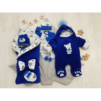 Комплект на выписку 7-ми предметный "Медвежонок с бабочкой" ЗИМА Комплекты на выписку и для прогулок 0-6 мес
Комплект на выписку 7-ми предметный "Медвежонок с бабочкой" ЗИМА Комплекты на выписку и для прогулок 0-6 мес