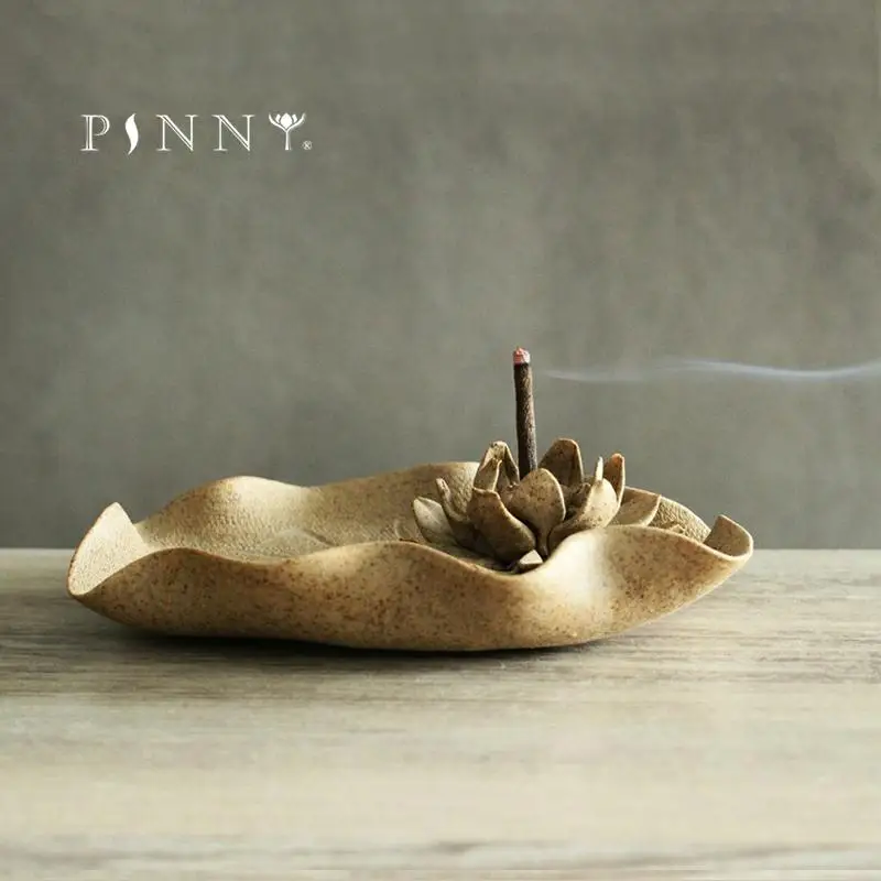 PINNY Handmade Stick Incense Holder Lotus Incense Burner Jingdezhen Clay Process Gifts And Crafts Home Decorations Censer
PINNY Handmade Stick Incense Holder Lotus Incense Burner Jingdezhen Clay Process Gifts And Crafts Home Decorations Censer