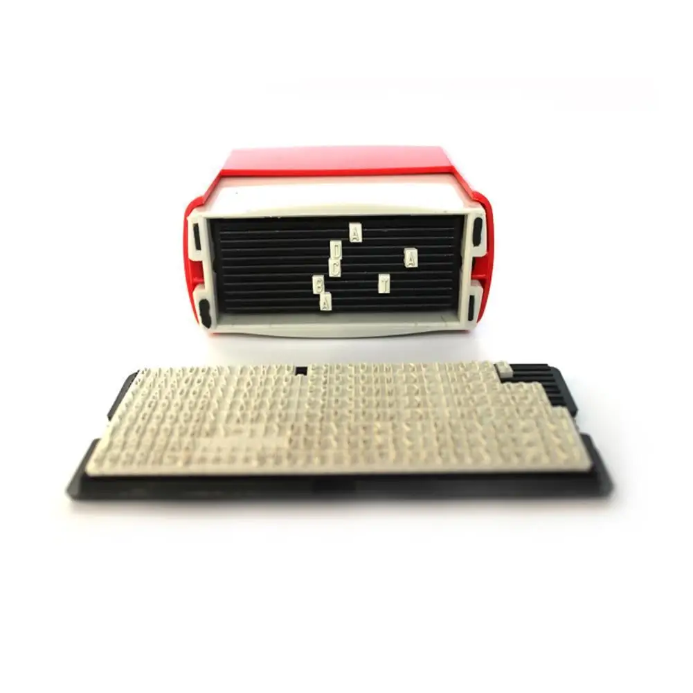 Self-ink Seal Set Movable Type Back To Ink Card Slot Letter Address Name Print Personalized Seal Business Number Diy Combin O1K1
Self-ink Seal Set Movable Type Back To Ink Card Slot Letter Address Name Print Personalized Seal Business Number Diy Combin O1K1