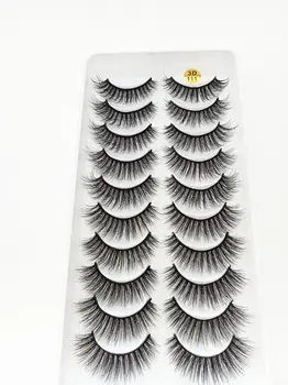 10 Pairs 3D Handmade Fake Eyelashes Natural Long Create perfect eye makeup Thick Daily Makeup Thick Cross Eyelashes Eye Lashe
10 Pairs 3D Handmade Fake Eyelashes Natural Long Create perfect eye makeup Thick Daily Makeup Thick Cross Eyelashes Eye Lashe