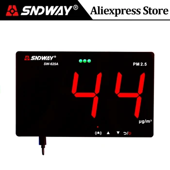 SNDWAY Wall Mounted Laser PM2.5 detector Air Pollution Quality Monitor tester Gas Detector analyzer Data Store PC connect by USB
SNDWAY Wall Mounted Laser PM2.5 detector Air Pollution Quality Monitor tester Gas Detector analyzer Data Store PC connect by USB