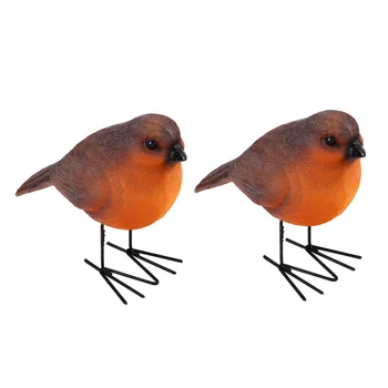 2pcs Resin Simulation Robin Adornment Resin Exquisite Bird Adornment Bird Ornament Robin Model
2pcs Resin Simulation Robin Adornment Resin Exquisite Bird Adornment Bird Ornament Robin Model