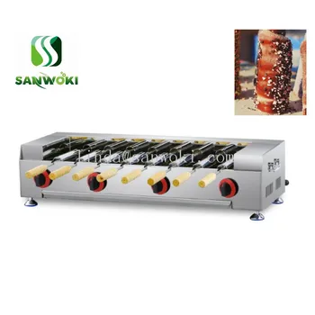 LPG gas Chimney cake machine ice cream cone machine 8 roller Hungarian Funnel Cake Kurtosh Chimney Cake Oven Machine
LPG gas Chimney cake machine ice cream cone machine 8 roller Hungarian Funnel Cake Kurtosh Chimney Cake Oven Machine