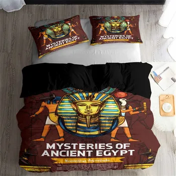 HELENGILI 3D Bedding Set Ancient Egypt Print Duvet Cover Set Bedcloth with Pillowcase Bed Set Home Textiles #AJ-014
HELENGILI 3D Bedding Set Ancient Egypt Print Duvet Cover Set Bedcloth with Pillowcase Bed Set Home Textiles #AJ-014