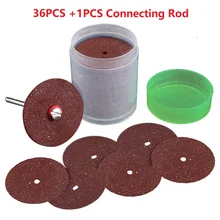 36Pcs Cutting Disc Circular Saw Blade Grinding Wheel Dremel Rotary Tool Abrasive Sanding Discs Tools 24mm Cut Off Blade Cutter
36Pcs Cutting Disc Circular Saw Blade Grinding Wheel Dremel Rotary Tool Abrasive Sanding Discs Tools 24mm Cut Off Blade Cutter
