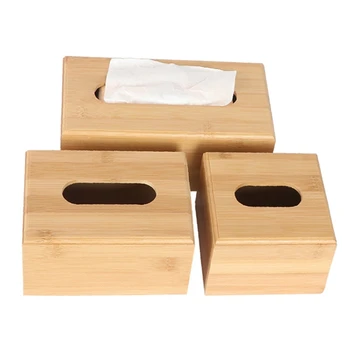 1Pc Bamboo Tissue Box Holder Storage Paper Box Tissue Box Cover Car Wood Napkins Holder Case Organizer Home Decoration 
1Pc Bamboo Tissue Box Holder Storage Paper Box Tissue Box Cover Car Wood Napkins Holder Case Organizer Home Decoration