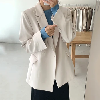 PEONFLY Vintage Pockets Office Laies Blazers Coat Women 2020 Fashion Notched Single Button Outerwear Casual Chaqueta Mujer
PEONFLY Vintage Pockets Office Laies Blazers Coat Women 2020 Fashion Notched Single Button Outerwear Casual Chaqueta Mujer