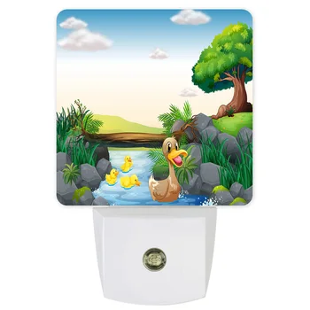 Little Yellow Duck Nature Cartoon LED Night Light with Sensor US Plug for Children Living Room Bedroom Lighting
Little Yellow Duck Nature Cartoon LED Night Light with Sensor US Plug for Children Living Room Bedroom Lighting
