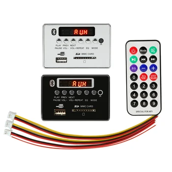 VICFINE Bluetooth 5.0 MP3 Bluetooth decode board plays lossless format audio, with FM USB SD card folder to play wood audio pane
VICFINE Bluetooth 5.0 MP3 Bluetooth decode board plays lossless format audio, with FM USB SD card folder to play wood audio pane