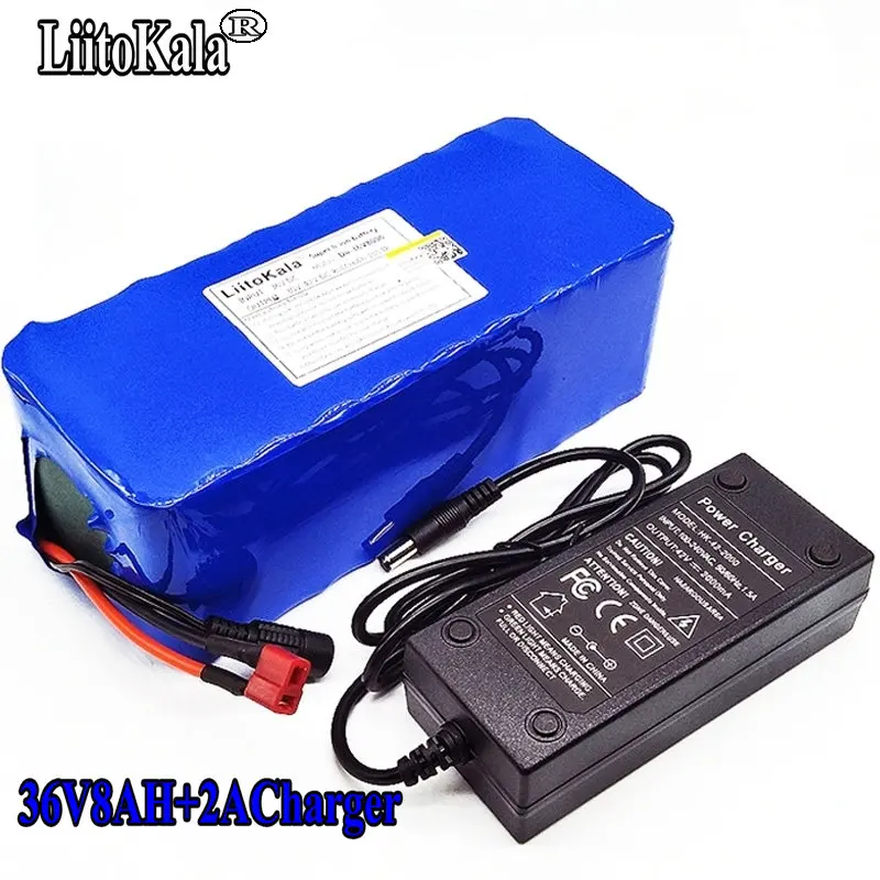 LiitoKala 36v8ah electric bicycle lithium-ion battery 18650 V 8000 mAh 10S4P 42 bms large capacity battery 500 W
LiitoKala 36v8ah electric bicycle lithium-ion battery 18650 V 8000 mAh 10S4P 42 bms large capacity battery 500 W
