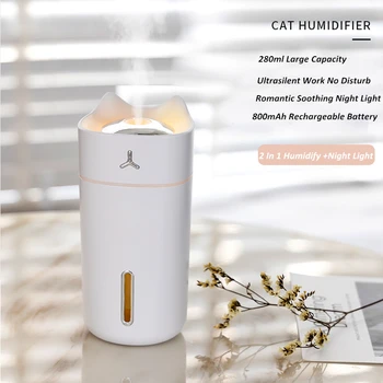 USB Aroma Essential Oil Diffuser Ultrasonic Cool Mist Humidifier Air Purifier LED Night Light Office Home 280ml Aroma Fog Maker
USB Aroma Essential Oil Diffuser Ultrasonic Cool Mist Humidifier Air Purifier LED Night Light Office Home 280ml Aroma Fog Maker